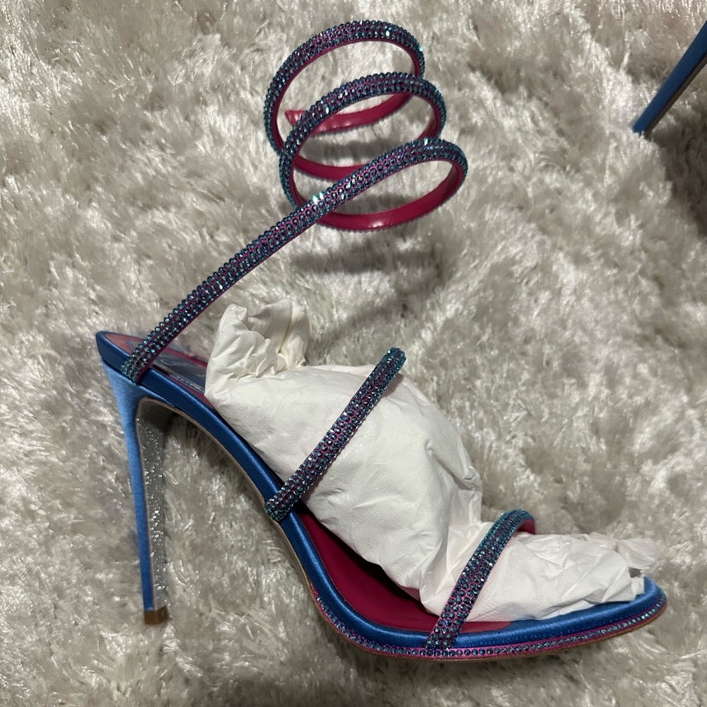 Rene Caovilla satin Cleo shoe
